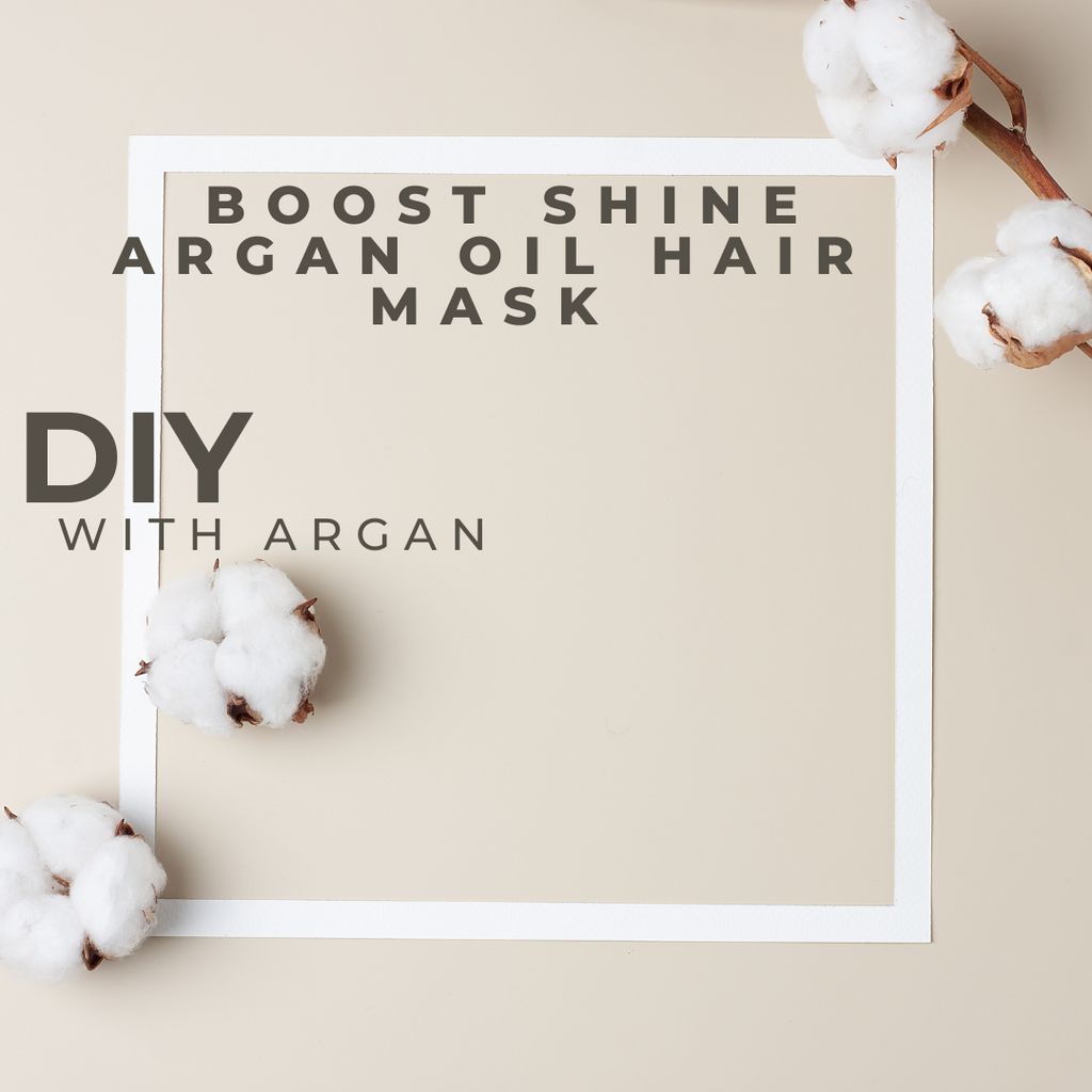DIY Argan Oil Boost Shine Hair Mask for a Healthy Mane